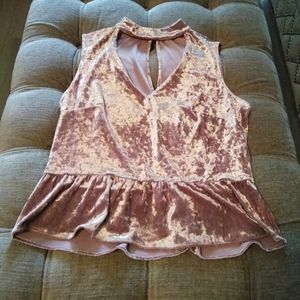 Crushed Velvet Top